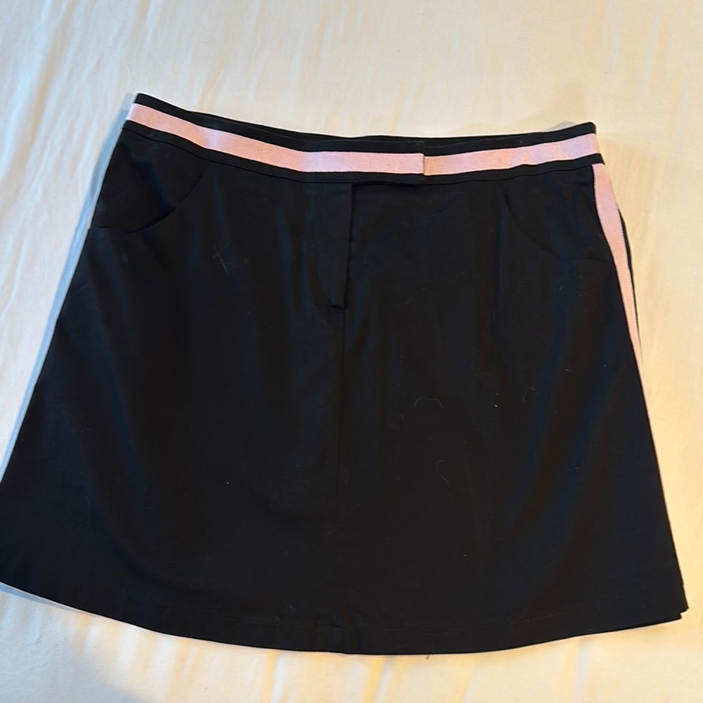 Blumarine Black and White A-Line Mini Skirt Casual